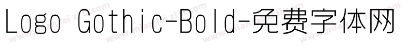 Logo Gothic-Bold字体转换